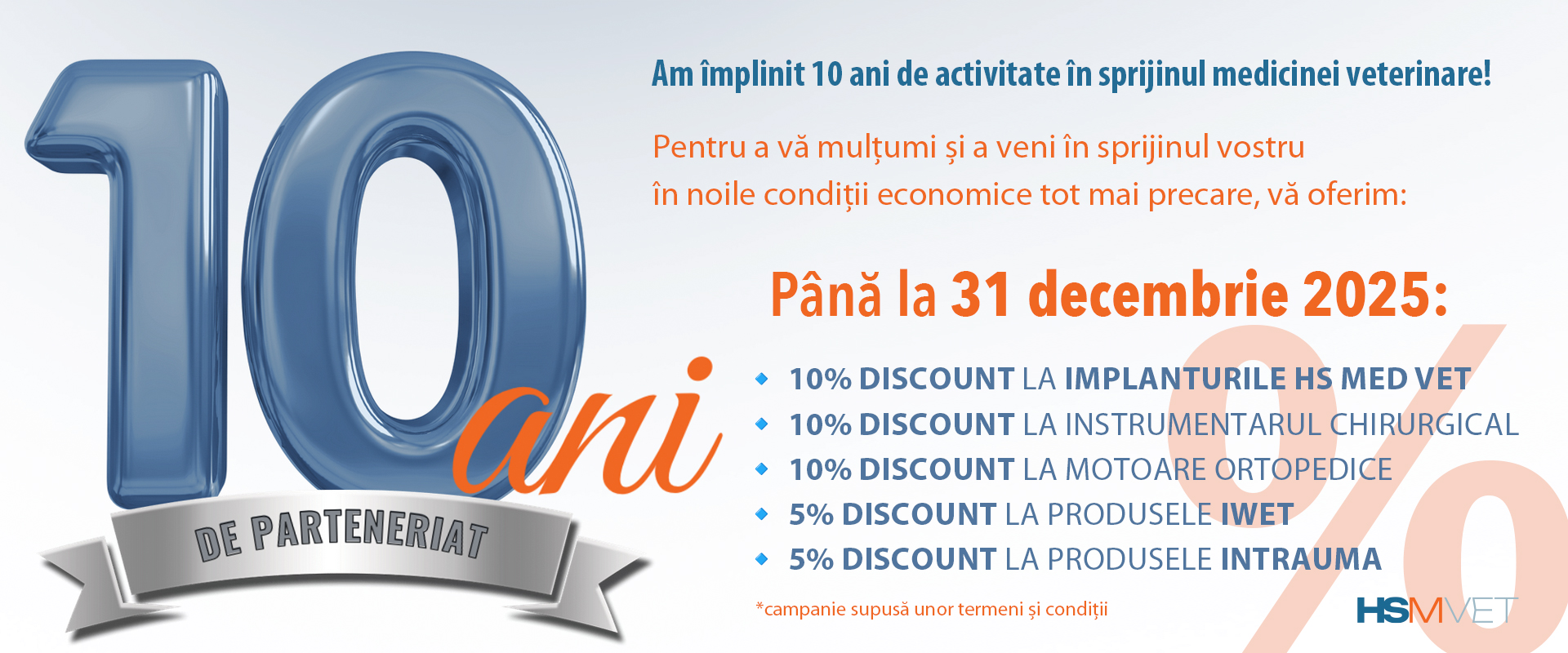 Discount 10 ani de HSM 2025