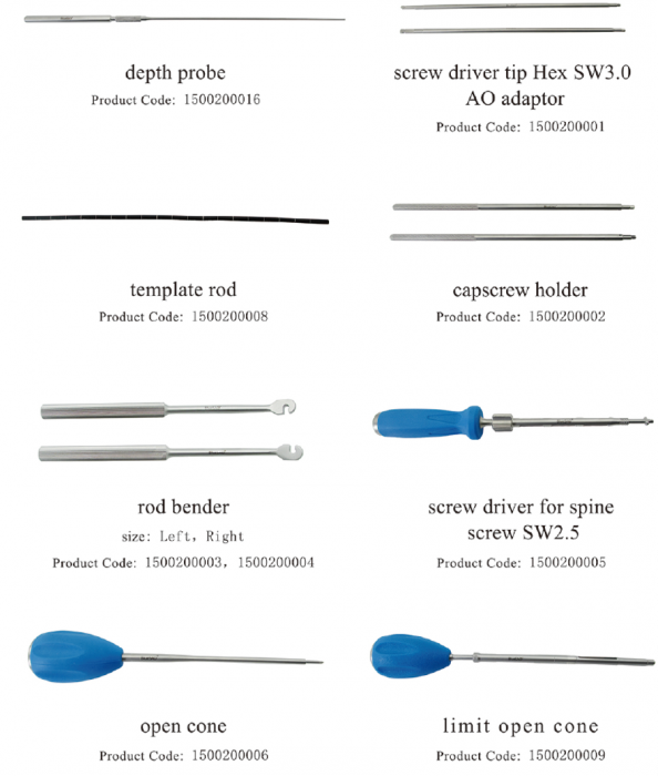 Trusa Completa FixPine Fixare Coloana Vet Spine Fixation [3]