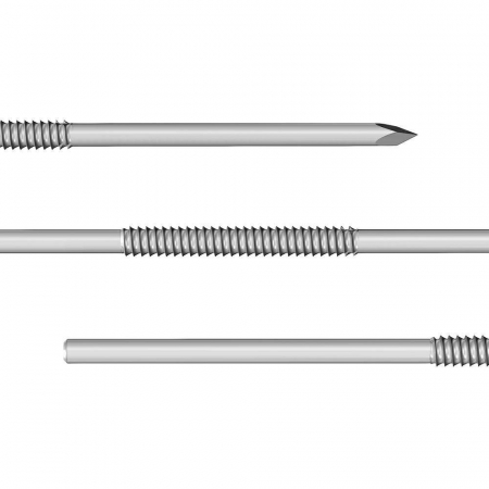 Pini si brose - Brosa (pin) cu filet pozitiv central Kirschner K-wire Trocar