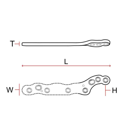 Placa Acetabular Iliaca 1.5 [1]