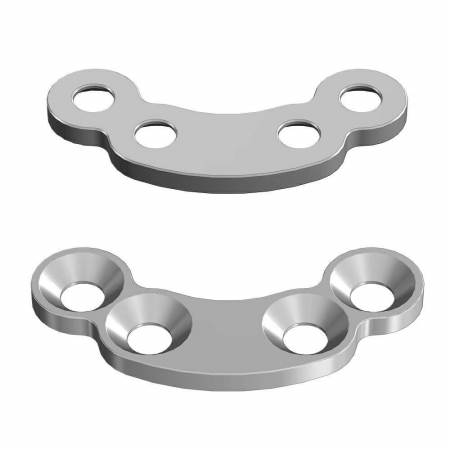 Placi Neblocate 2.4 - Placa acetabulara neblocata Ø 2.4