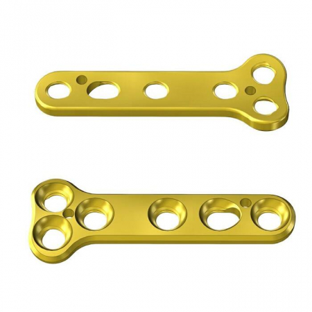 Placi Blocate 2.0 - Placa blocata ”T” cu suruburi de Ø 2.0