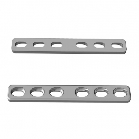 Placi Neblocate 2.4 - Placa dreapta cu suruburi Ø 2.4