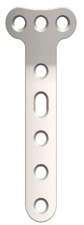 Gama HSM - Placa in “T” Neblocata Otel pentru suruburi de Ø 3.5