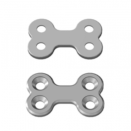 Placi Neblocate 1.5 - Placa X neblocata Ø 1.5