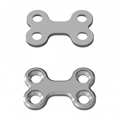 Placi Neblocate 2.4 - Placa X neblocata Ø 2.4