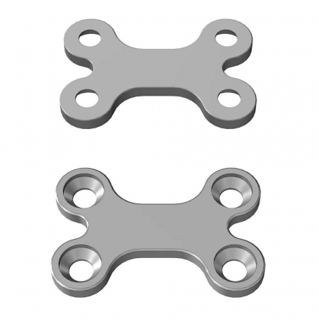 Placi Neblocate 2.7 - Placa X neblocata Ø 2.7