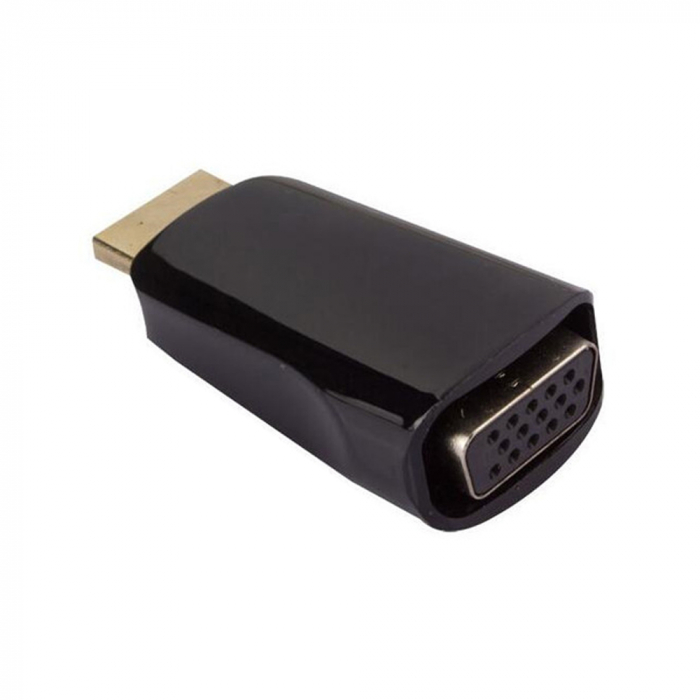 Adaptor HDMI la VGA,1080P, audio, negru, HOPE R [3]
