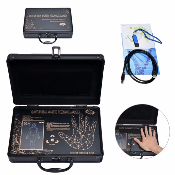 Aparat analizor scanare biorezonanta magnetica QUANTUM Touch, diagnosticare [5]