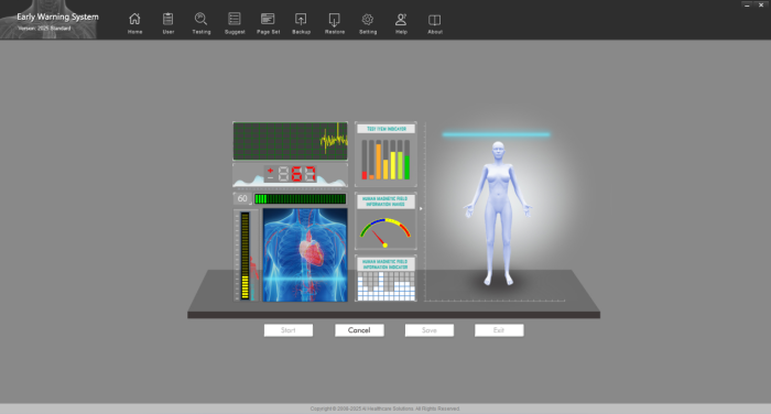 Aparat analizor scanare biorezonanta magnetica QUANTUM EWS BIOPHILIA, model 2025, diagnosticare [5]