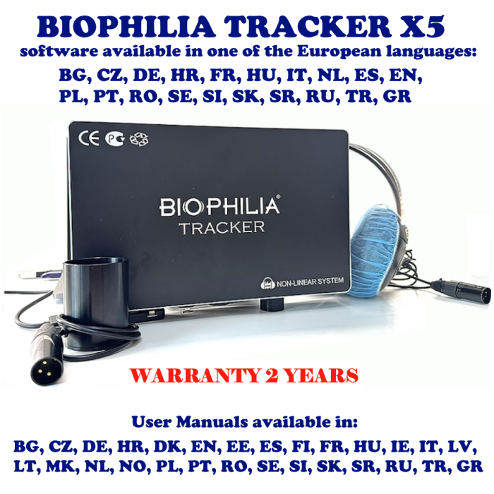 Aparat scanare biorezonanta Biophilia TRACKER X5 Ultra NLS,  model 2026, diagnosticare si terapie, viteza scanare foarte rapida + softuri Meta Hunter si Bioplasm 2in1 [2]