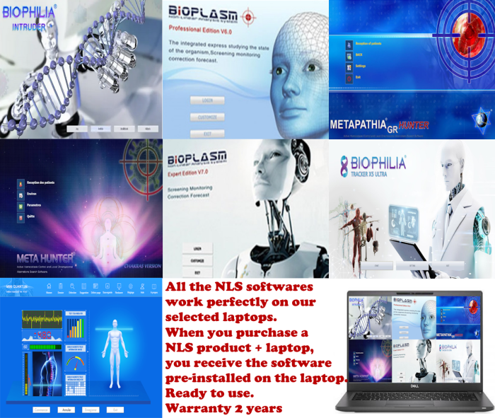 Aparat scanare biorezonanta Biophilia TRACKER X5 Ultra NLS,  model 2026, diagnosticare si terapie, viteza scanare foarte rapida + softuri Meta Hunter si Bioplasm 2in1 [10]