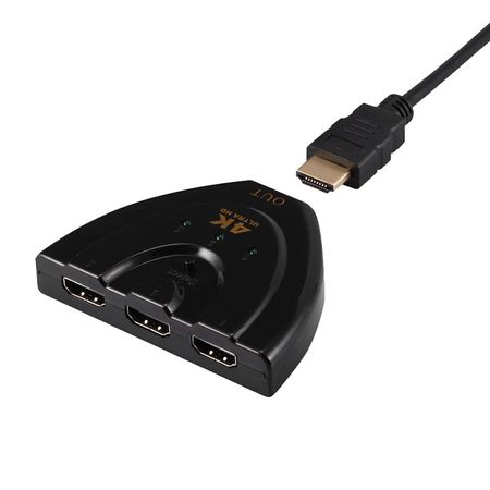 Cablu distribuitor 3x HDMI mama la HDMI tata, rezolutie 4K, HOPE R [4]