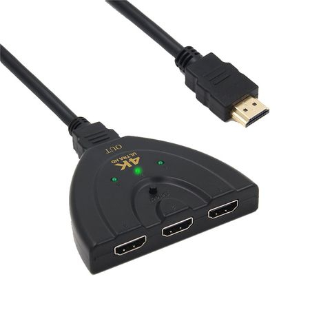 Cablu distribuitor 3x HDMI mama la HDMI tata, rezolutie 4K, HOPE R [2]