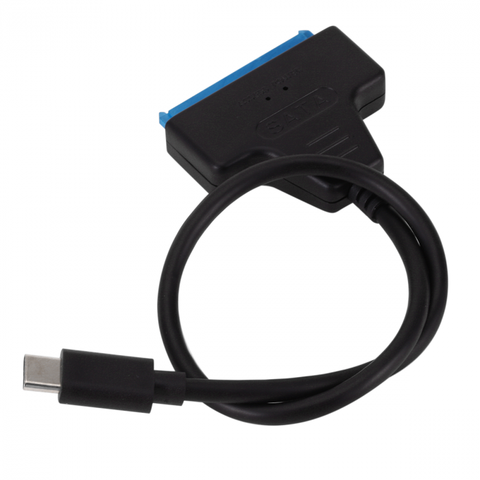 Cablu USB 3.1 tip C la SATA 7+15pin, HDD/SSD 2.5", lungime 10cm, HOPE R [2]