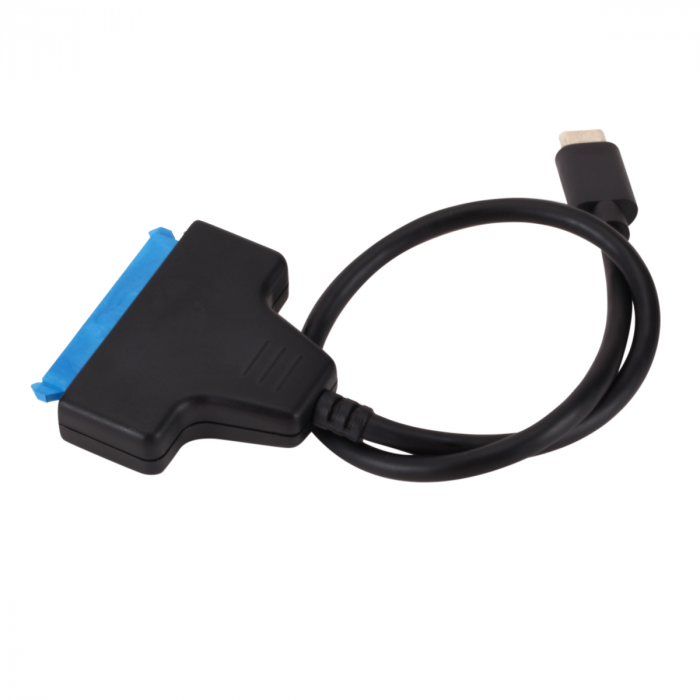 Cablu USB 3.1 tip C la SATA 7+15pin, HDD/SSD 2.5", lungime 10cm, HOPE R [3]
