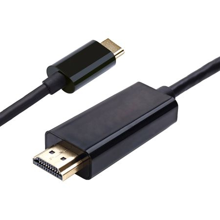 Cablu USB 3.1 Type C la HDMI, 4K, 1.8m, negru, HOPE R [2]