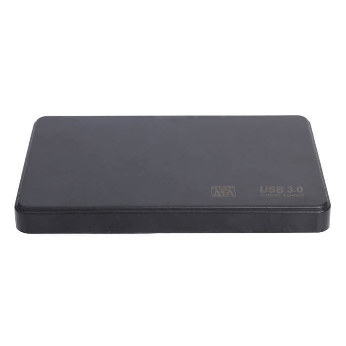 Carcasa USB 3.0 pentru HDD/SSD 2.5" SATA 3.0, ABS, neagra, HOPE R [4]