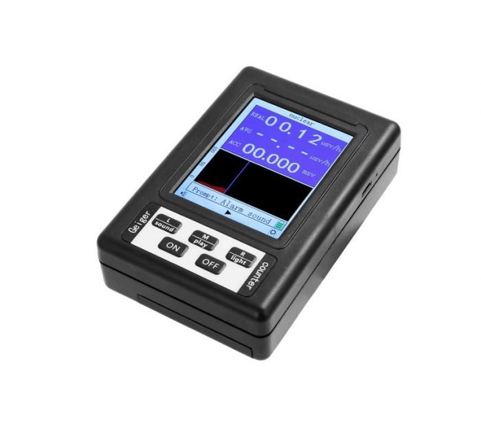 Detector radiatii nucleare, Contor Geiger, HOPE R, mW, 0-99.99 µSv/h, LCD, negru [7]