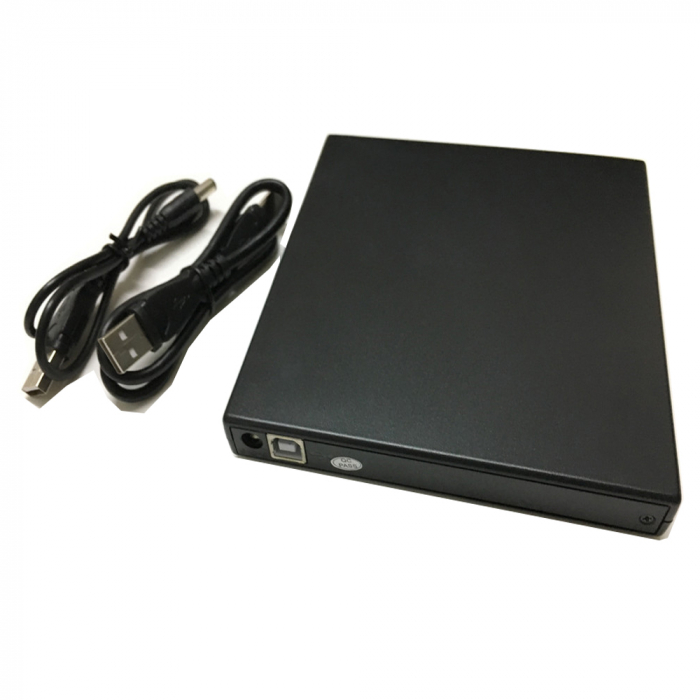 DVD RW extern USB2.0, 8x, slim, negru, retail HOPE R [3]