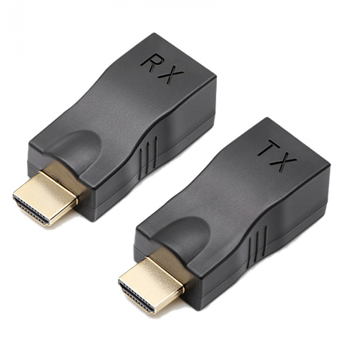 Extender semnal HDMI cu Ethernet Cat5/6, pana la 30m, HDMI 1.4a rezolutie 1080p, HOPE R [4]