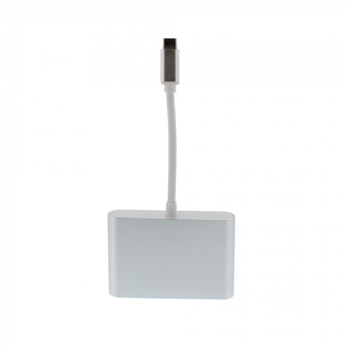 Hub Thunderbolt 3, Convertor USB 3.1 Type C la VGA, USB 3.0 si USB Type C [3]