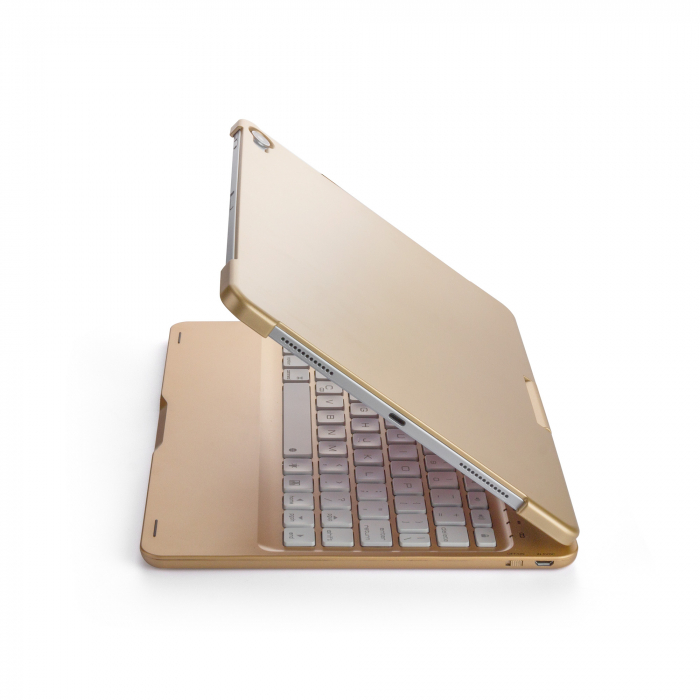 Husa carcasa aurie cu tastatura Bluetooth Wireless pentru iPad Air, iPad Air 2, iPad Pro 9.7, iPad 9.7 2017, 2018 [3]