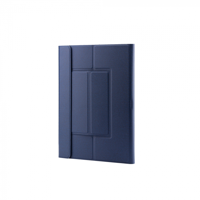 Husa carcasa piele ecologica, albastra cu tastatura LED Bluetooth Wireless pentru iPad 12.9 2018 si 2020 [7]
