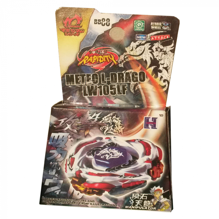 Pachet 2 titirezi 4D: BB88 Meteo L-Drago LW105LF fara lansator + BB117 Blitz Unicorno cu lansator si varf metalic [5]