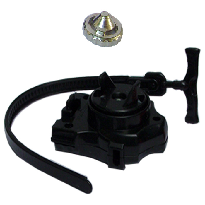 Pachet titirezi 4D BB116B Screw Lyra cu lansator + W103R2F Galaxy Pegasis cu lansator + maner ergonomic si varfuri metalice [8]