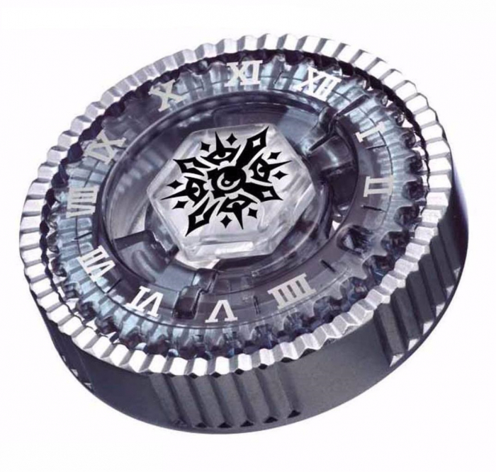 Pachet titirezi 4D DEFENSE-S 4 buc. + 2 lansatoare (1 cu sfoara) + 2 varfuri metalice: BB80 Gravity Perseus, BB106 Fang Leone, BP01 Vulcan Horuseus, BB104 Basalt Horogium [5]
