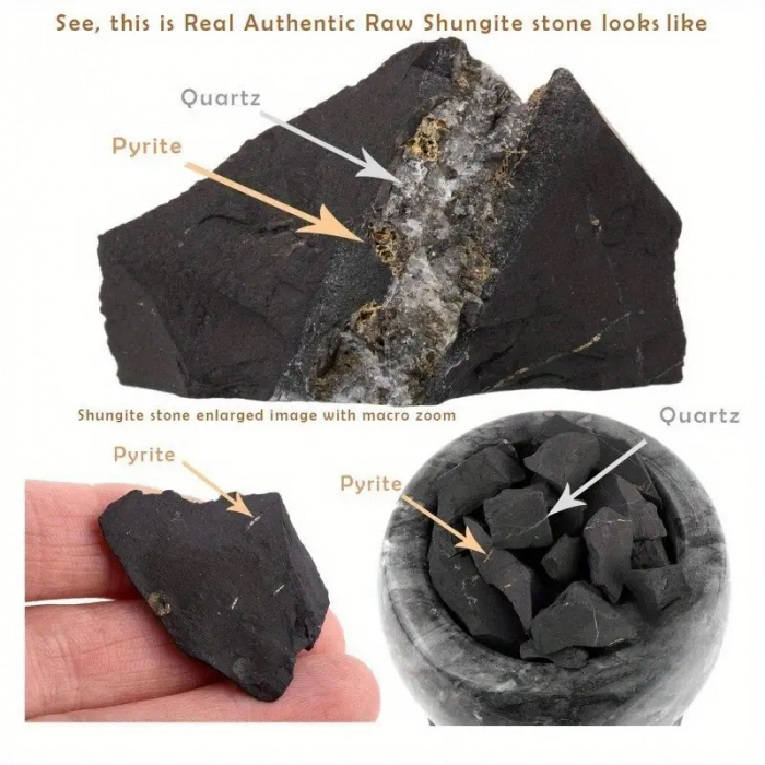 Piatra mare vindecatoare Shungite 70g-79g, ecranare impotriva radiatiilor si protectie electromagnetica [8]