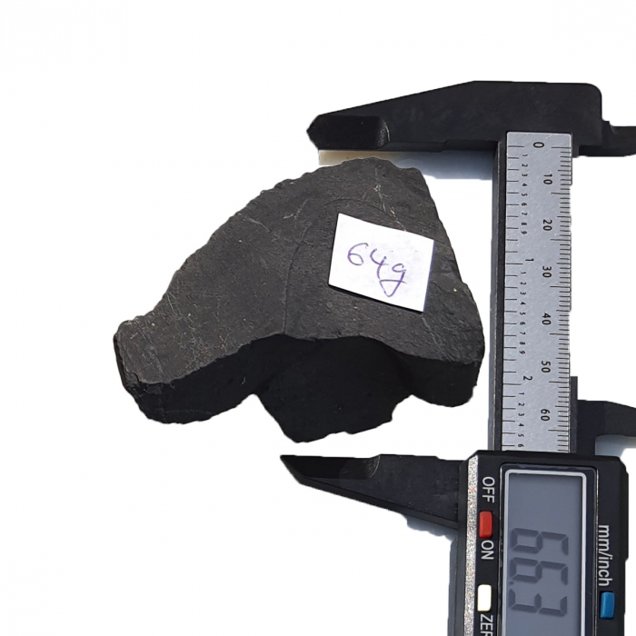 Piatra mare vindecatoare Shungite 60g-69g, ecranare impotriva radiatiilor si protectie electromagnetica [1]
