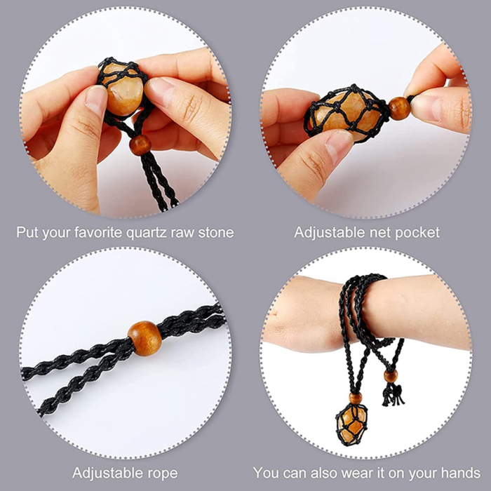 Set 6 cristale naturale vindecatoare, protectoare, pentru zodia Sagetator: Ametist, Labradorit, Lapis Lazuli, Turcoaz, Safir, Rubin [7]