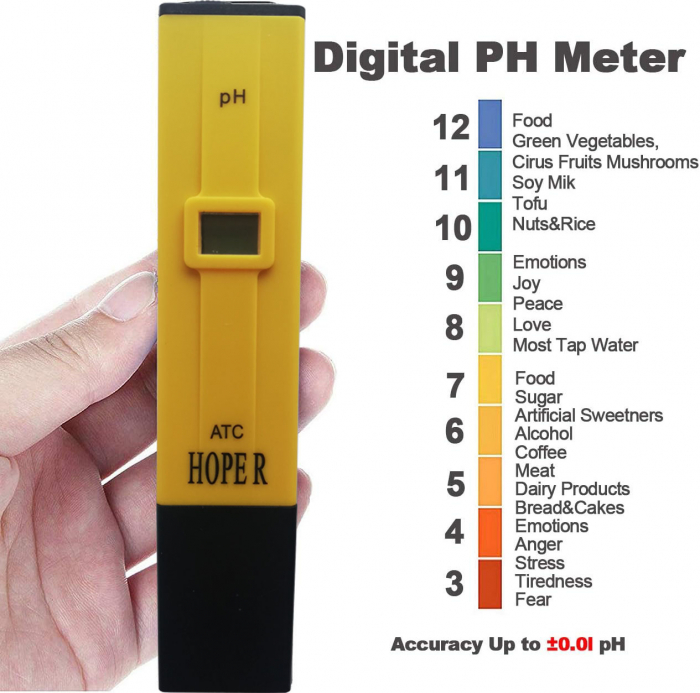 Set testere digitale 3 in 1 pentru masurarea PH-ului si calitatii apei TDS, LCD [3]