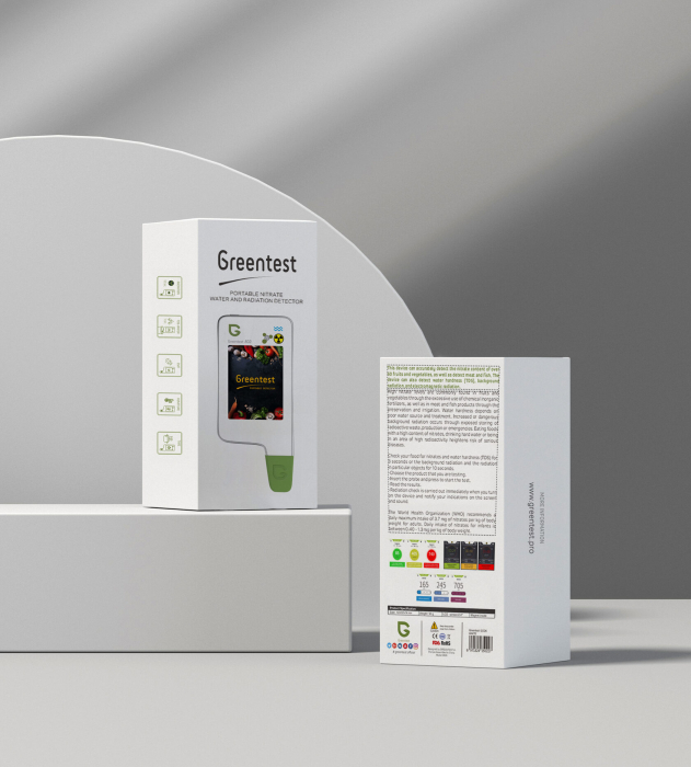 Set testere digitale Greentest Eco 4F, masurare nitrati din fructe, legume, carne, peste, radiatii si TDS3, masurarea puritatii apei [10]