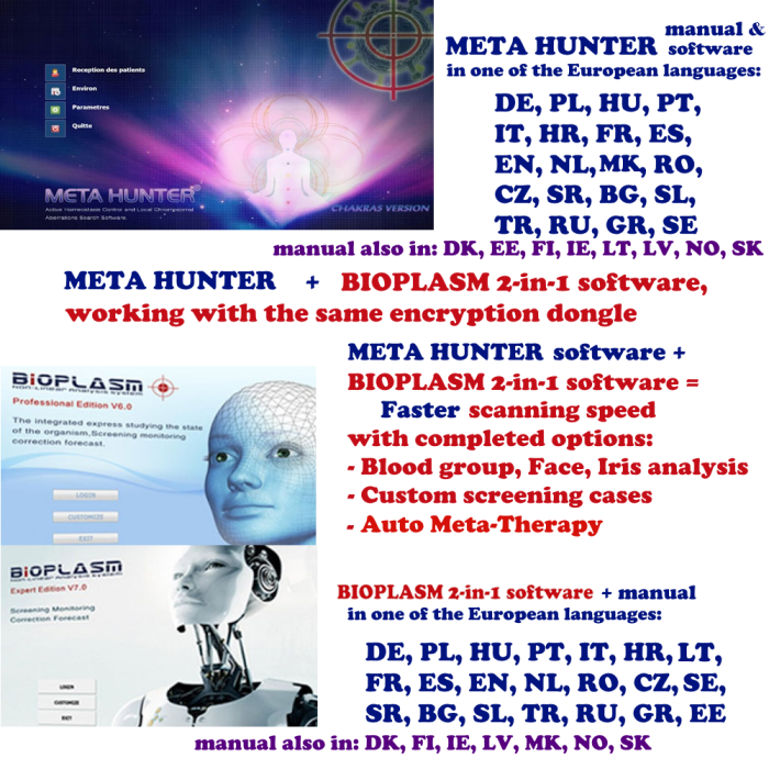 Softuri si stick USB de encriptare pentru soft Meta Hunter 4025 NLS si pentru soft Bioplasm 2 in 1 NLS [2]