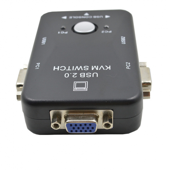 Switch KVM 21UA HOPE R, 2 porturi, USB 2.0 A + USB 2.0 B + VGA [3]