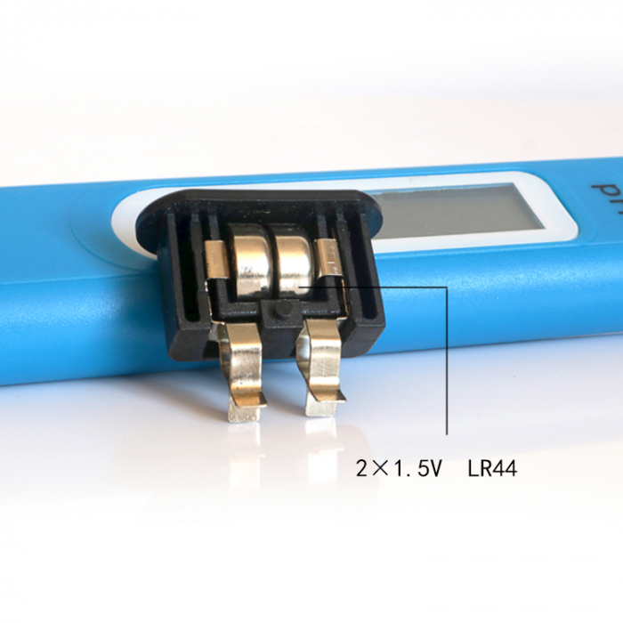 Tester PH metru digital cu corectie automata, cu ATC, praf de calibrare, cutie [3]