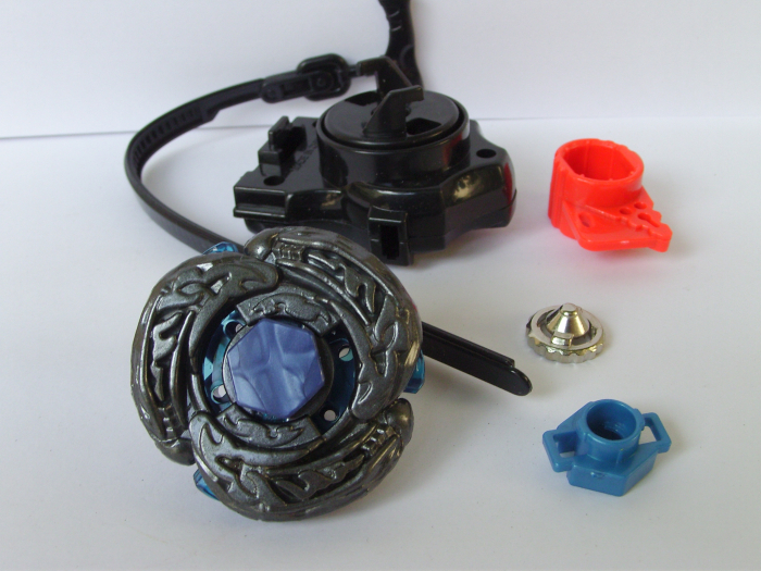 Titirez 4D Rapidity, metal si plastic, L-Drago Destroy F:S, BB108, Attack, cu lansator si varf metalic [4]