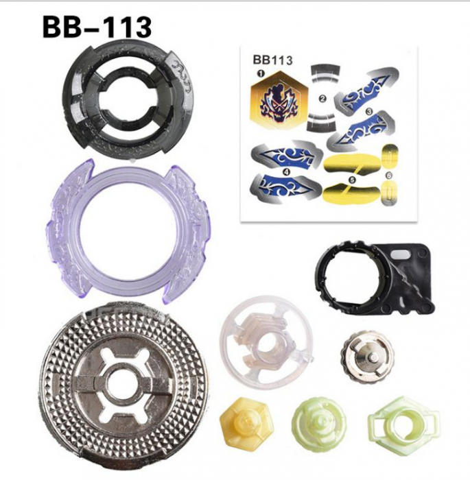 Titirez 4D Rapidity, metal si plastic, Scythe Kronos TI25EDS, BB113, Flame, cu lansator si varf metalic [3]