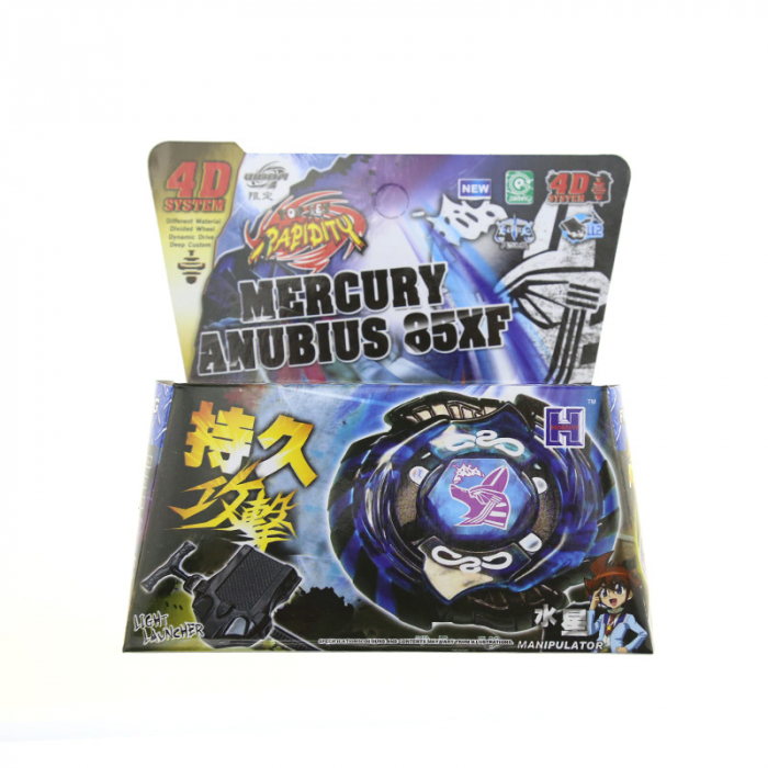 Titirez 4D Rapidity, metal si plastic, Mercury Anubius 85XF Limited Edition, Balance, cu lansator si varf metalic [5]