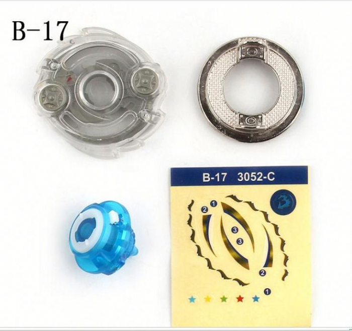 Titirez 4D Rapidity, metal si plastic, Odin Central Blow, B17, Attack, cu lansator [2]