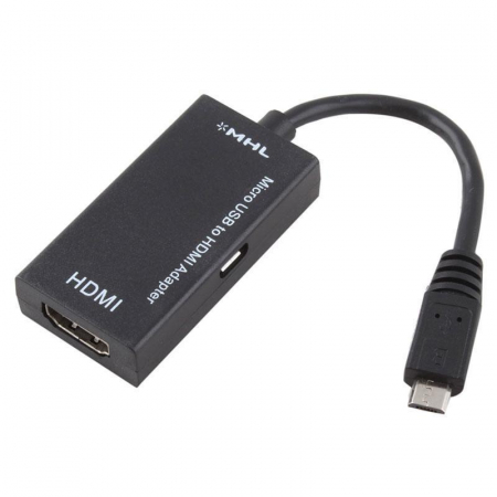 Convertoare si adaptoare video - Adaptor MHL (tata) - HDMI (mama), micro USB-B