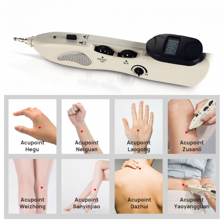 Aparat electropunctura profesional cu detector de puncte de acupunctura si meridiane [5]