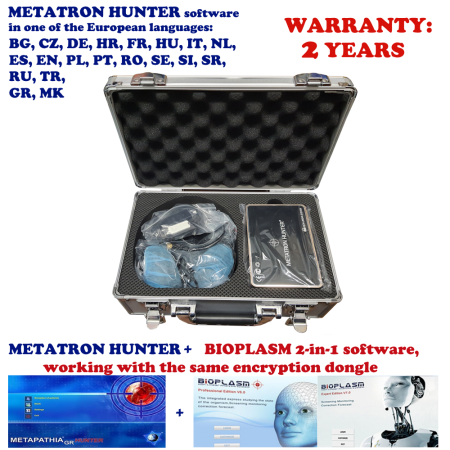 Aparat scanare biorezonanta Metatron Hunter 4025 NLS, diagnosticare si terapie + soft Bioplasm 2 in 1 [0]