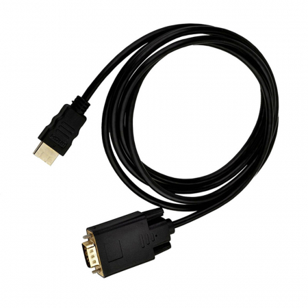 Convertoare si adaptoare video - Cablu convertor HDMI tata Full HD 1080p la VGA tata, 1.8m, negru