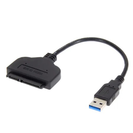 Adaptoare USB - Cablu USB 3.0 la SATA 7+15pin, HDD/SSD 2.5", lungime 10cm, HOPE R