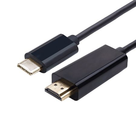 Convertoare si adaptoare video - Cablu USB 3.1 Type C la HDMI, 4K, 1.8m, negru, HOPE R