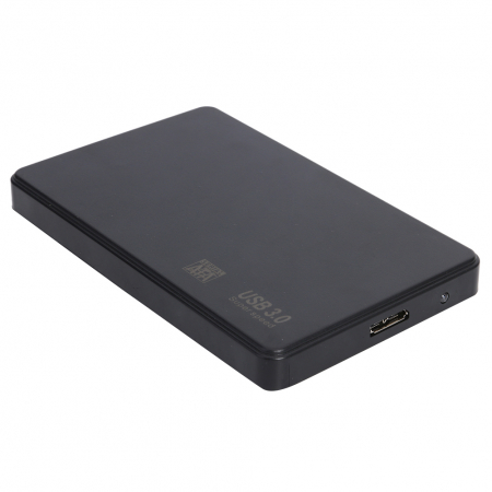 Adaptoare USB - Carcasa USB 3.0 pentru HDD/SSD 2.5" SATA 3.0, ABS, neagra, HOPE R